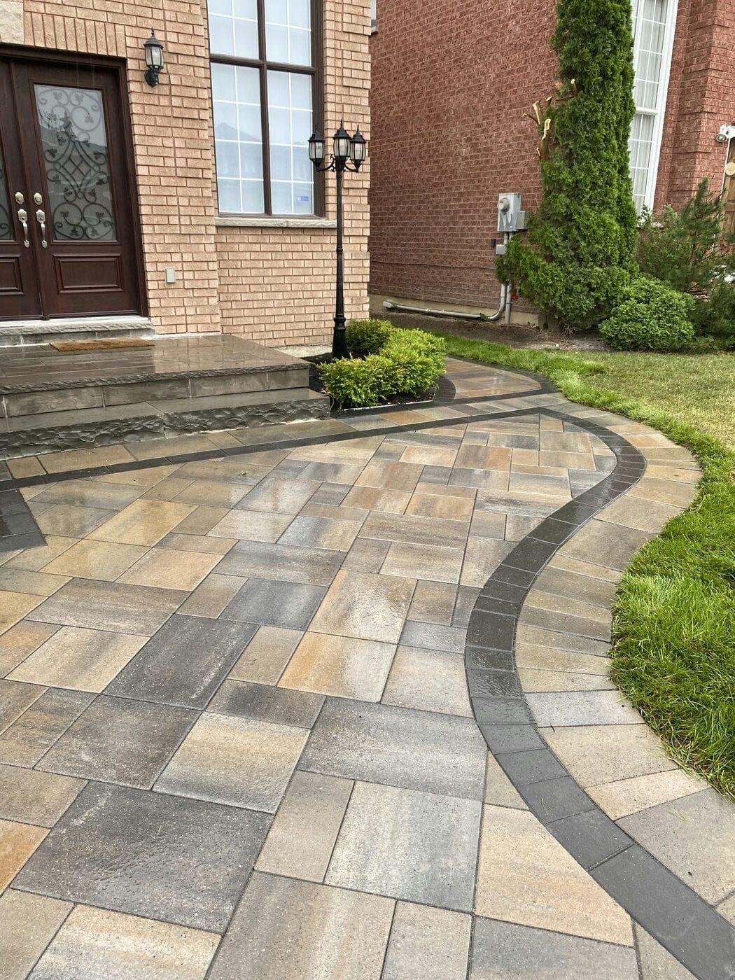 paver entranceway